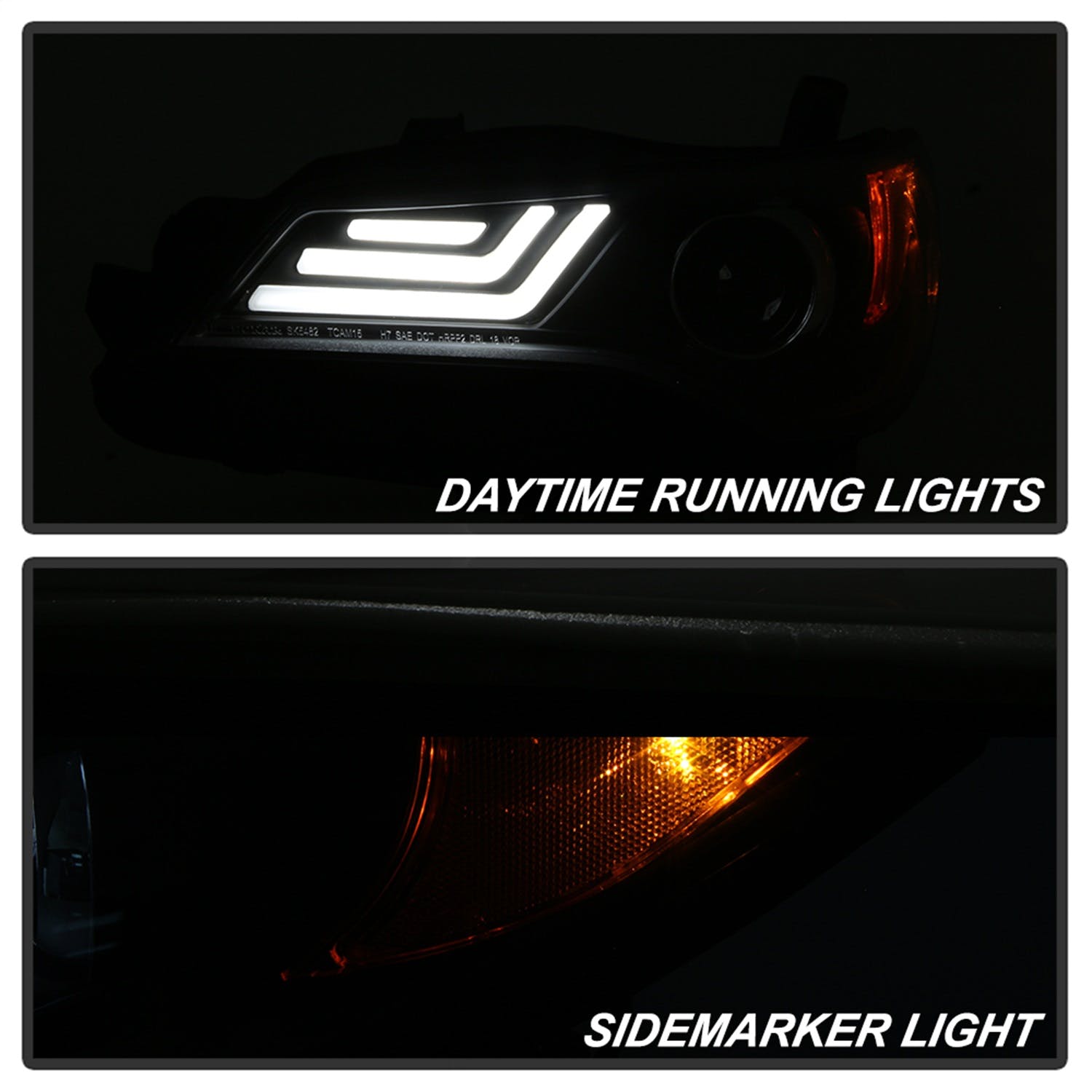 Spyder Auto 5085382 ( Spyder ) Toyota Camry 15-17 Projector Headlights-Black