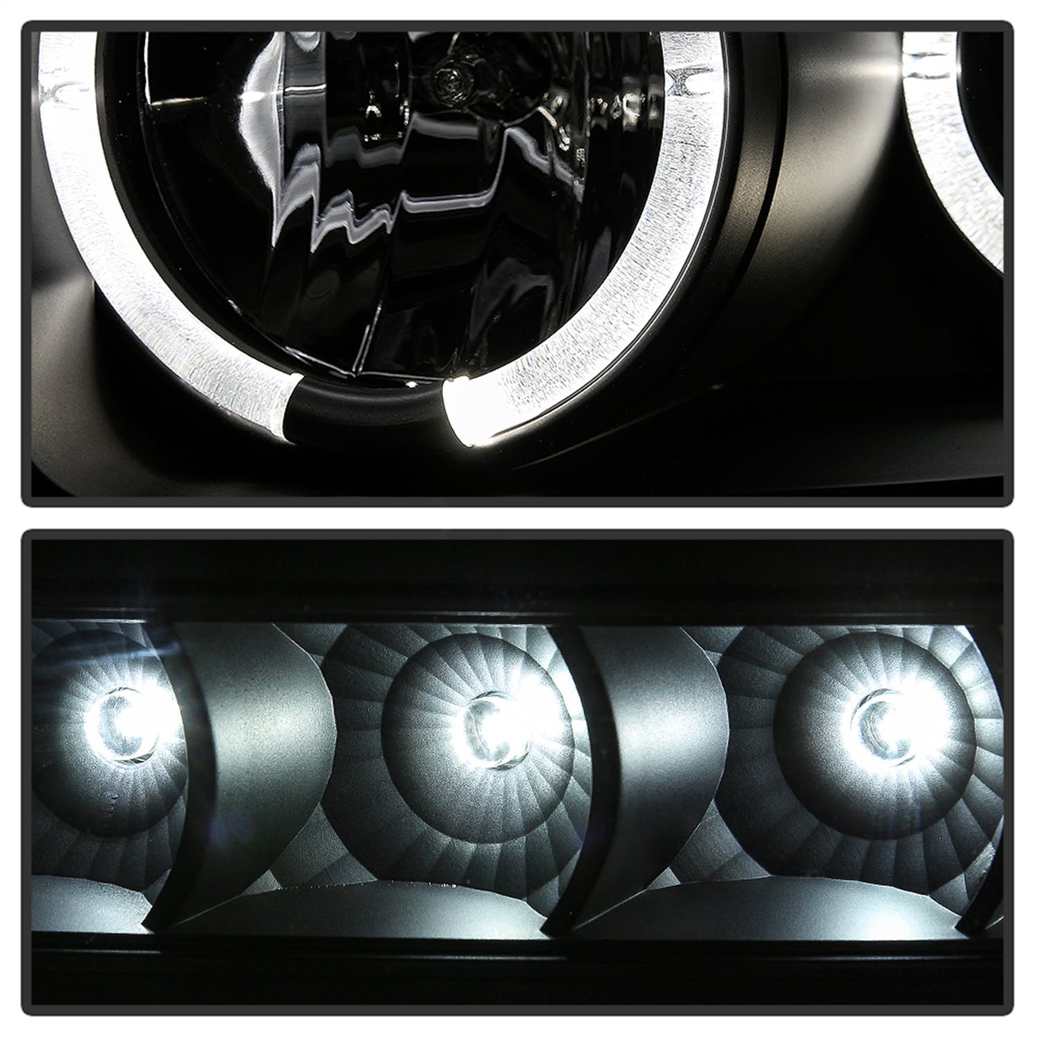 Spyder Auto 5086006 ( Spyder ) Ford F250/350/450 Super Duty 08-10 Projector Headlights-LED Halo-LED