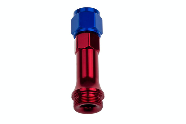 Redhorse Performance 5100-06-1 -06 X  7/8-20 Long-style Carburetor Inlet Fittings  - red/blue - 2/pkg.