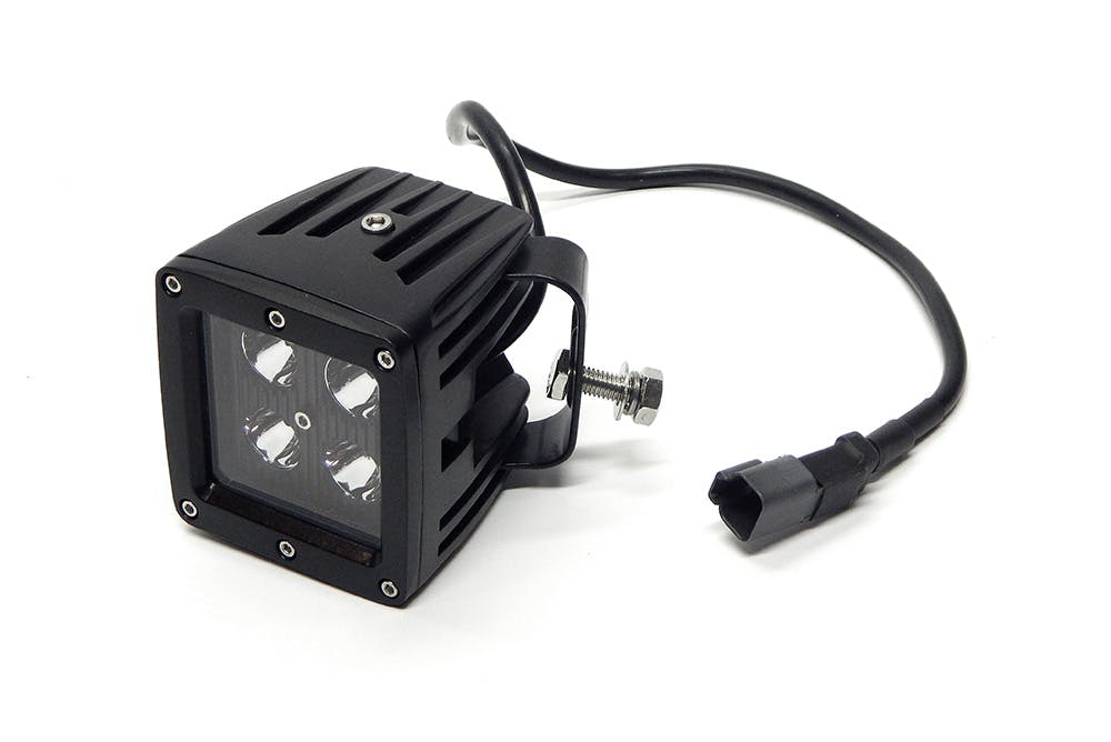Iconic Accessories 511-1031 3 LED Cube Light 8° Spot, 1,440 lm, Black Face