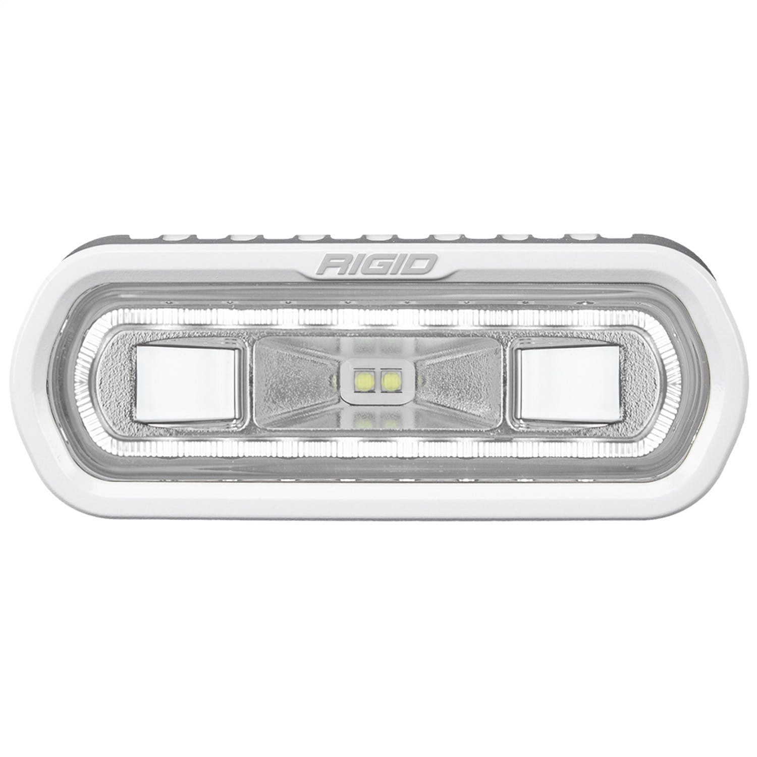 RIGID Industries 51100 SR-L Series Marine Spreader Pod 2 Wire Surface Mount White With White Halo