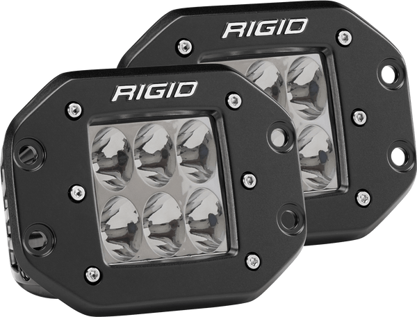 RIGID Industries 512313 D-Series PRO Driving LED Light, Flush Mount