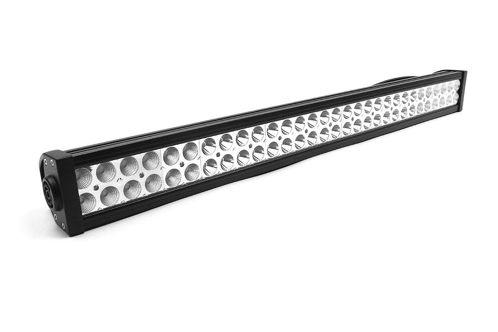 Iconic Accessories 513-1401 40 Dual-Row Straight LED Light Bar (8° Spot/90° Flood, 21,600 lm, Chrome Face)