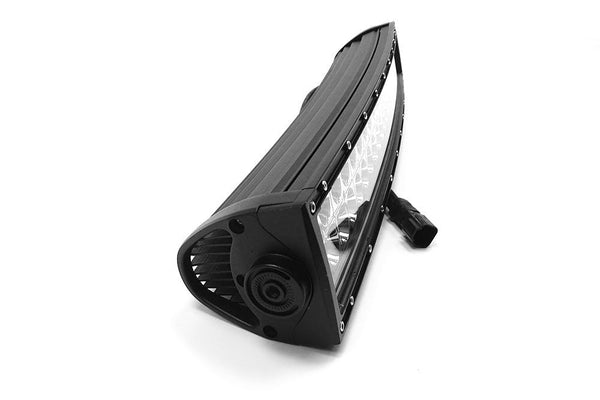 Iconic Accessories 514-1203 20 Dual-Row Curved LED Light Bar (8° Spot/90° Flood, 10,800 lm, Chrome Face)