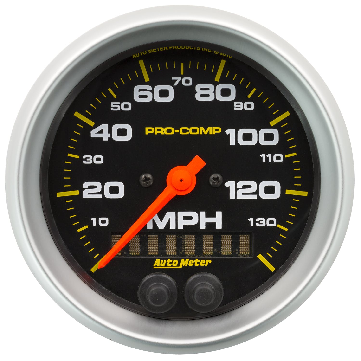 AutoMeter Products 5180 Pro-Comp Gauge, Speedometer, 3 3/8, 140mph, GPS