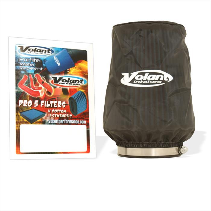 Pre-Filter Air Intake 8 Inch Length 4.75 Inch Top 7.5 Inch Bottom Conical Volant