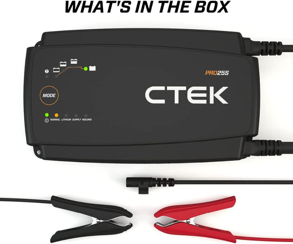 C-TEK 40-328 CTEK PRO25S, 25A battery charger and power supply