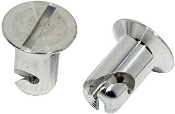 Moroso 71301 7/16 Slotted Flush-Head Quick Fasteners (Aluminum/.500-Medium/10pk)