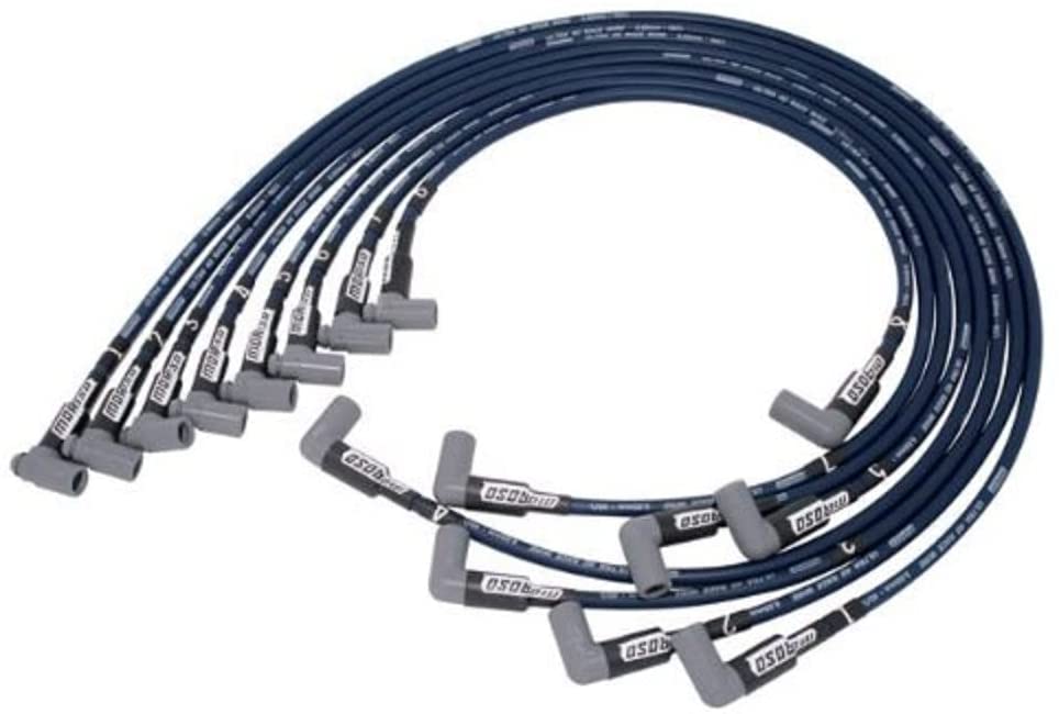 Moroso 73664 Ultra 40 Blue Custom Wire Set (Unsleeved, SBC, Over VC/HEI)