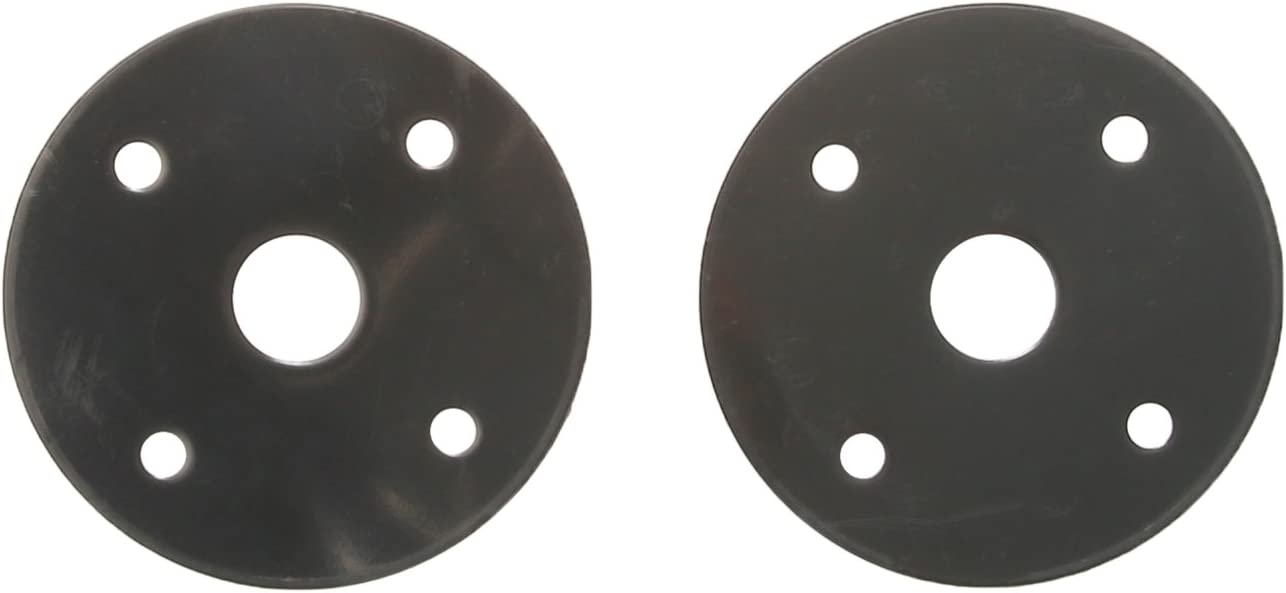 Moroso 39023 Chrome-Plated Hood Pin Scuff Plates (2-1/2 Diameter, 2pk)
