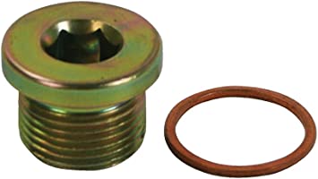 Moroso 22738 Male Plug with Copper Washer (20mm x 1.5)