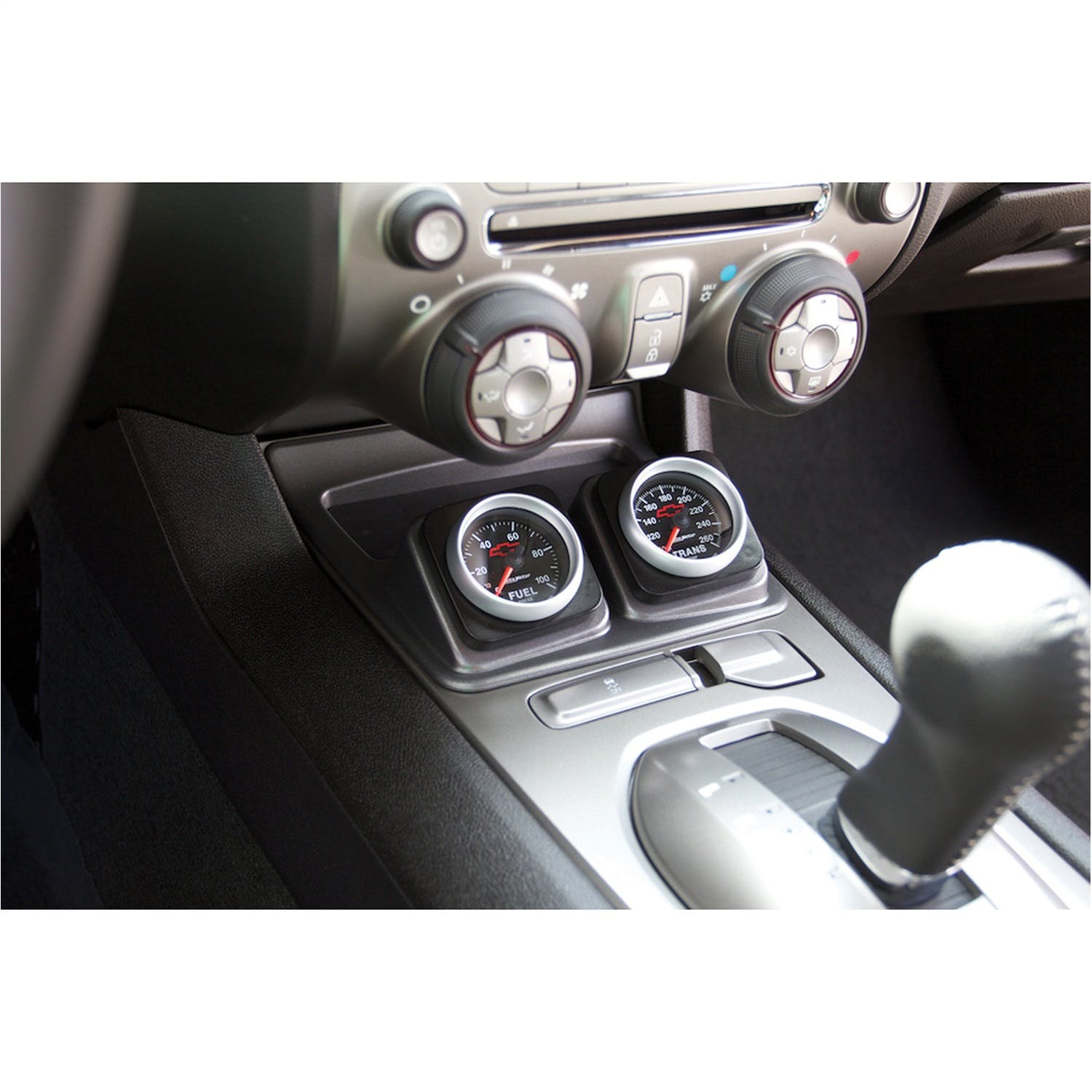 AutoMeter Products 5286 Direct Fit Shifter Console, Dual, 2-1/16,
