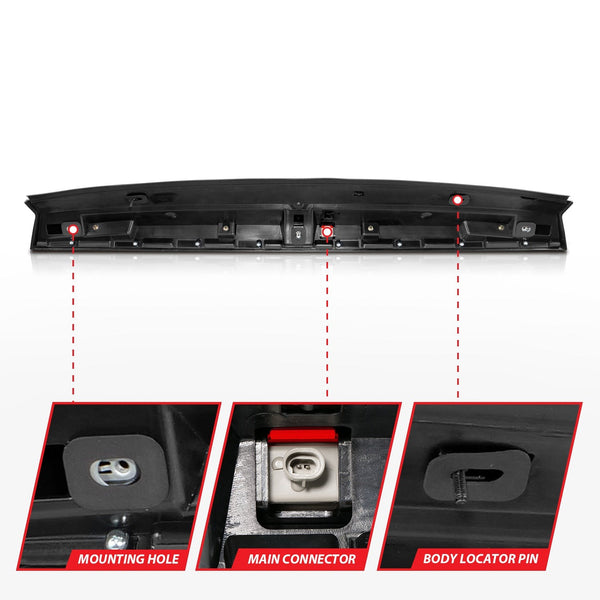 AnzoUSA 531109 LED 3rd Brake Light Black Housing Smoke Lens With Spoiler
