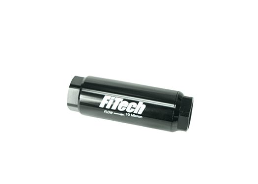 FiTech 55003 Go Fuel 100 Micron Fuel Filter / ORB-8 Inlet And Outlet / Mesh Filter Element
