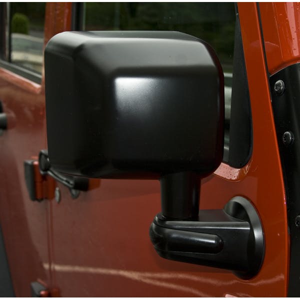 Omix-ADA 11002.12 Door Mirror; Right; Black; 07-18 Jeep Wrangler JK