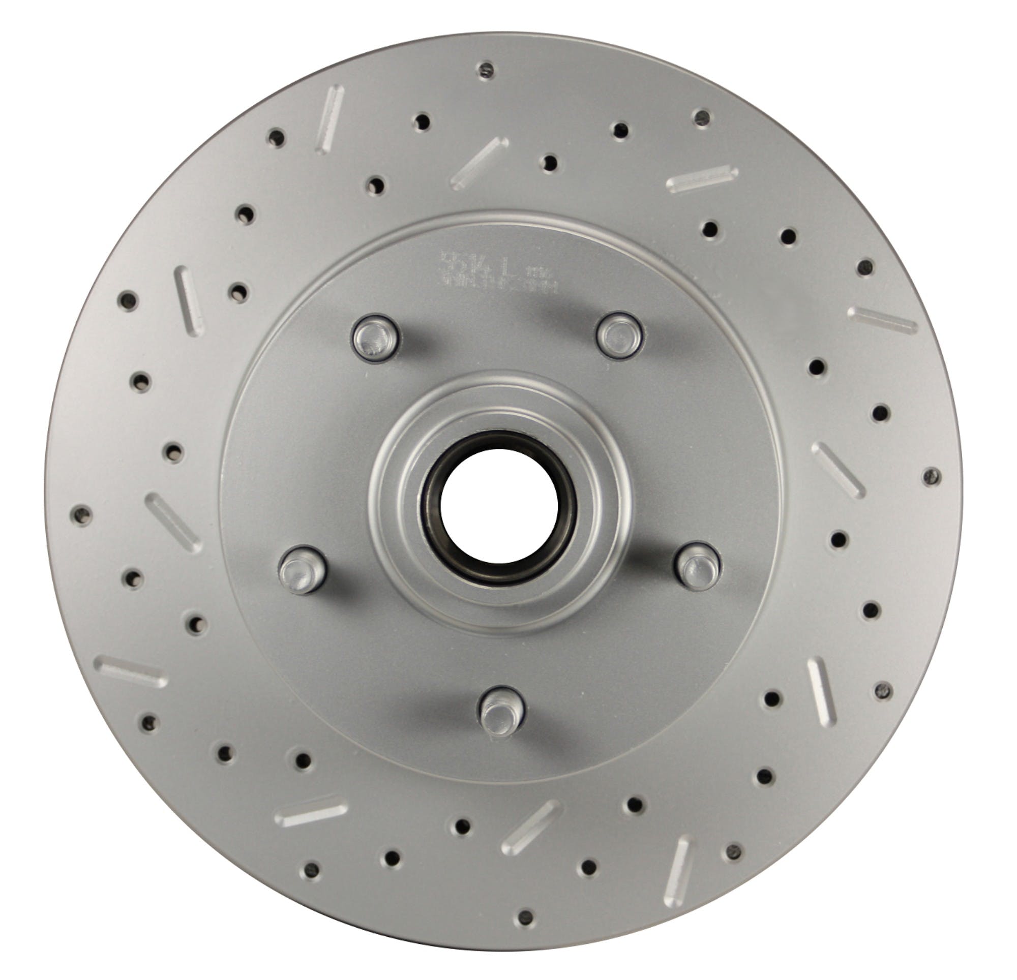 LEED Brakes 5514 LCDS Rotor Left side Cross drilled and slotted