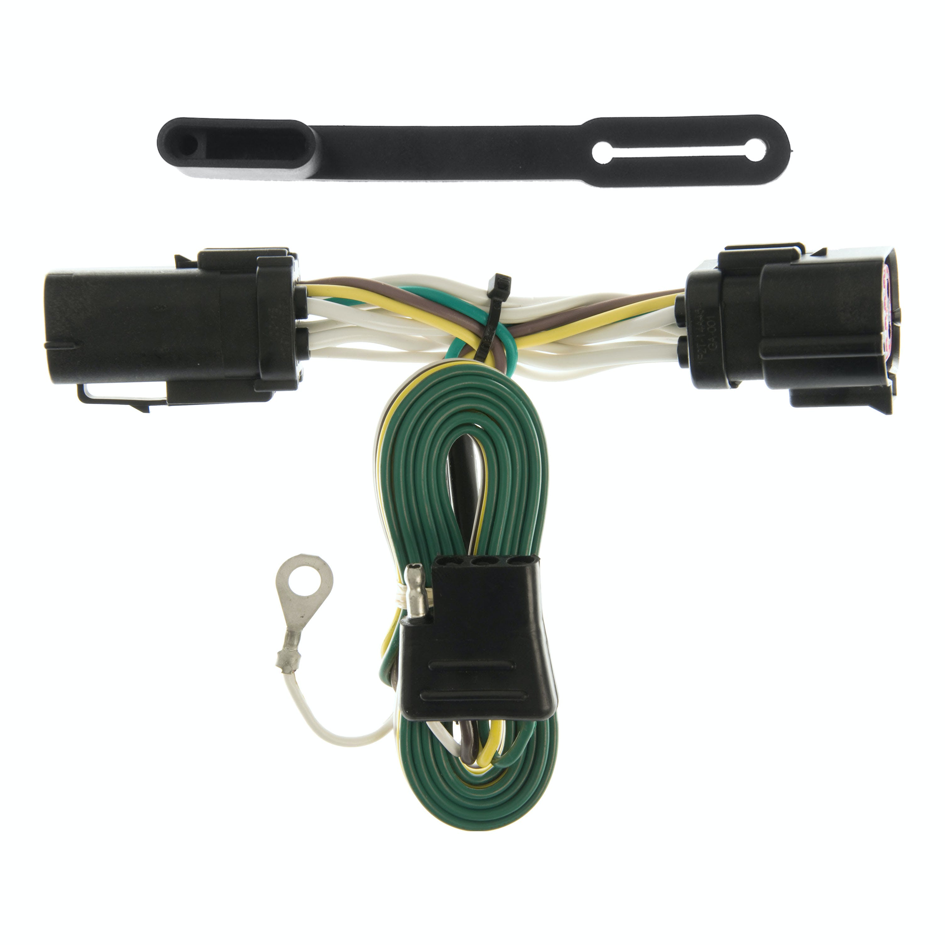 CURT 55256 Custom Wiring Harness, 4-Way Flat Output, Select Ford F-150, F-250
