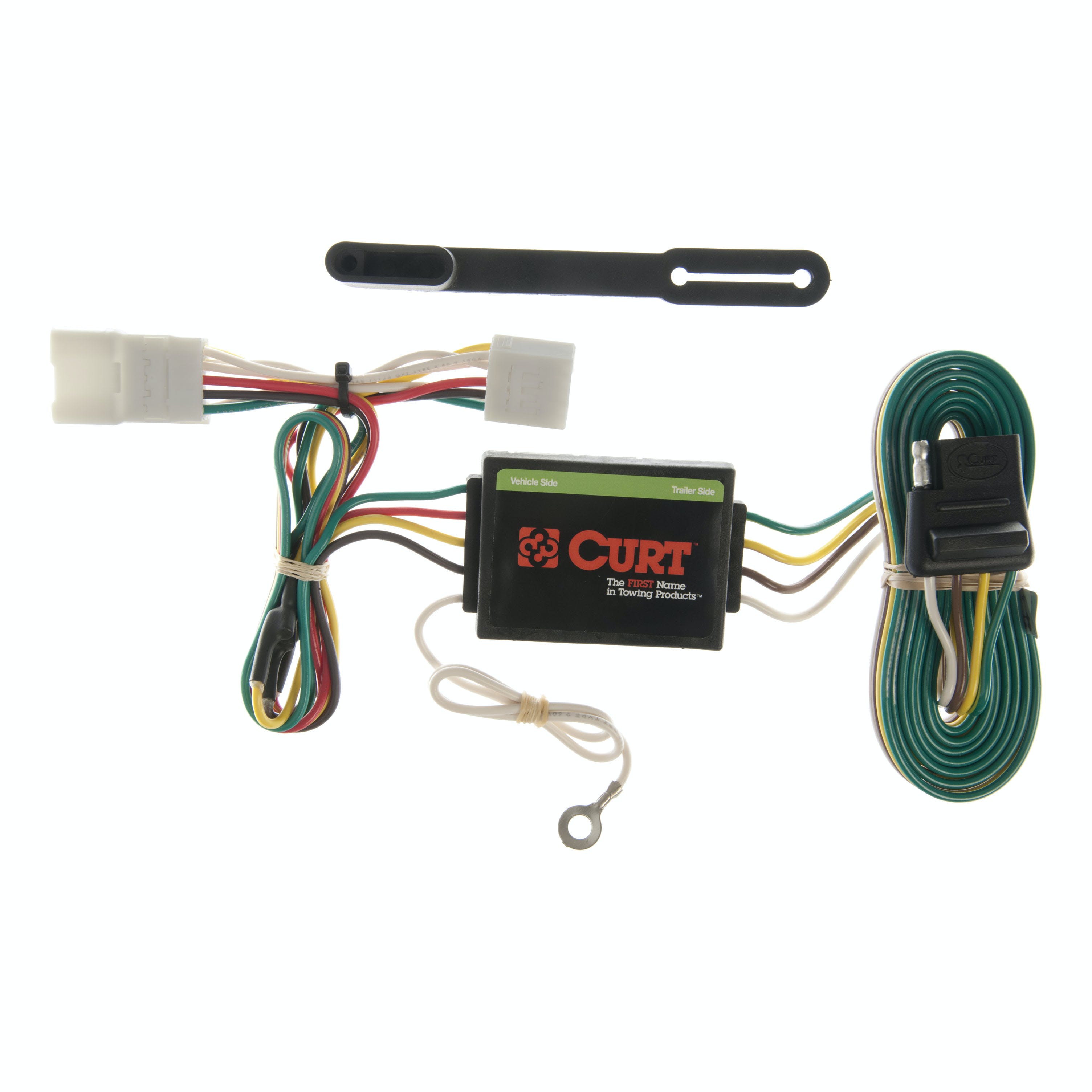 CURT 55354 Custom Wiring Harness, 4-Way Flat Output, Select Jeep Cherokee, Including Sport