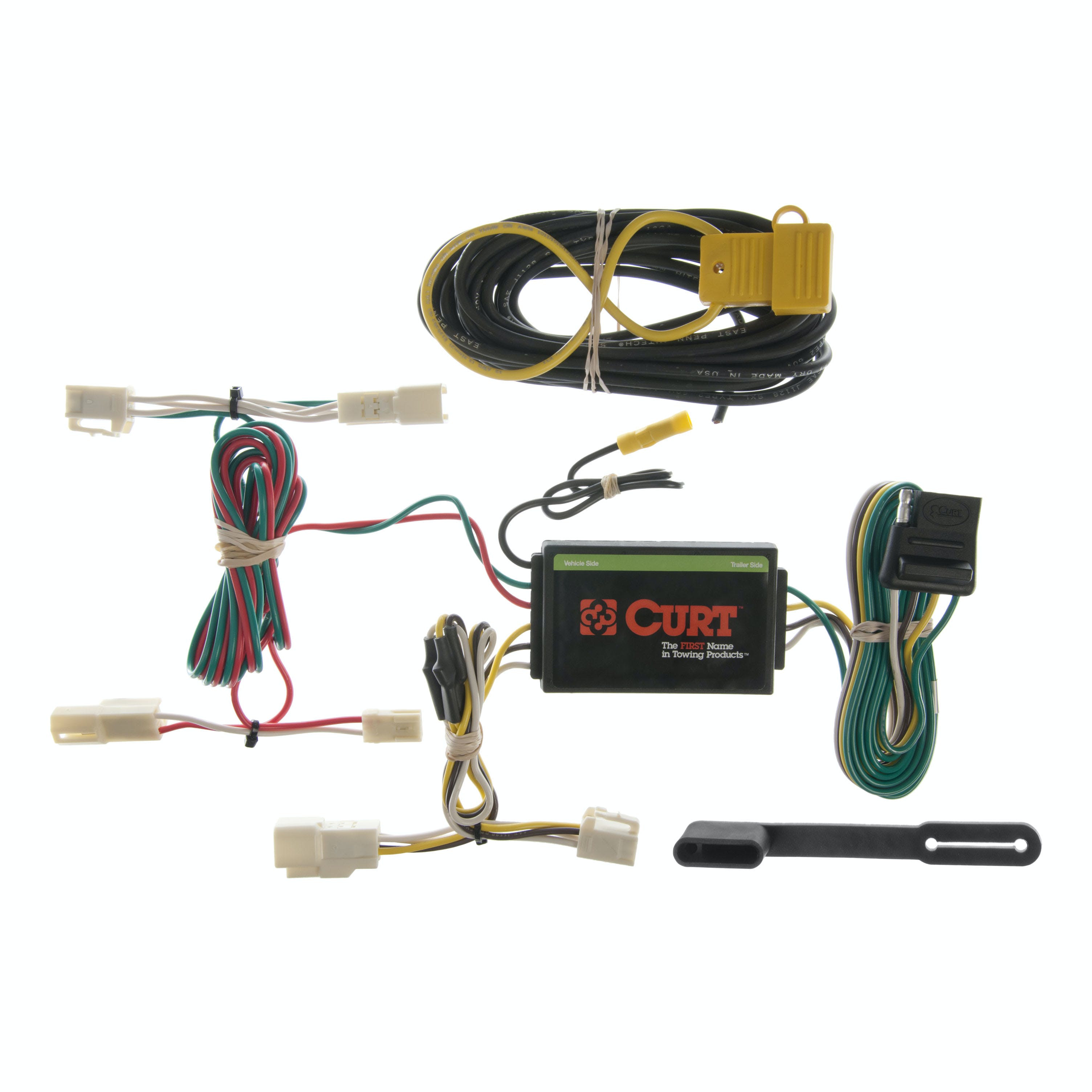 CURT 55563 Custom Wiring Harness, 4-Way Flat Output, Select Lexus RX330, RX350