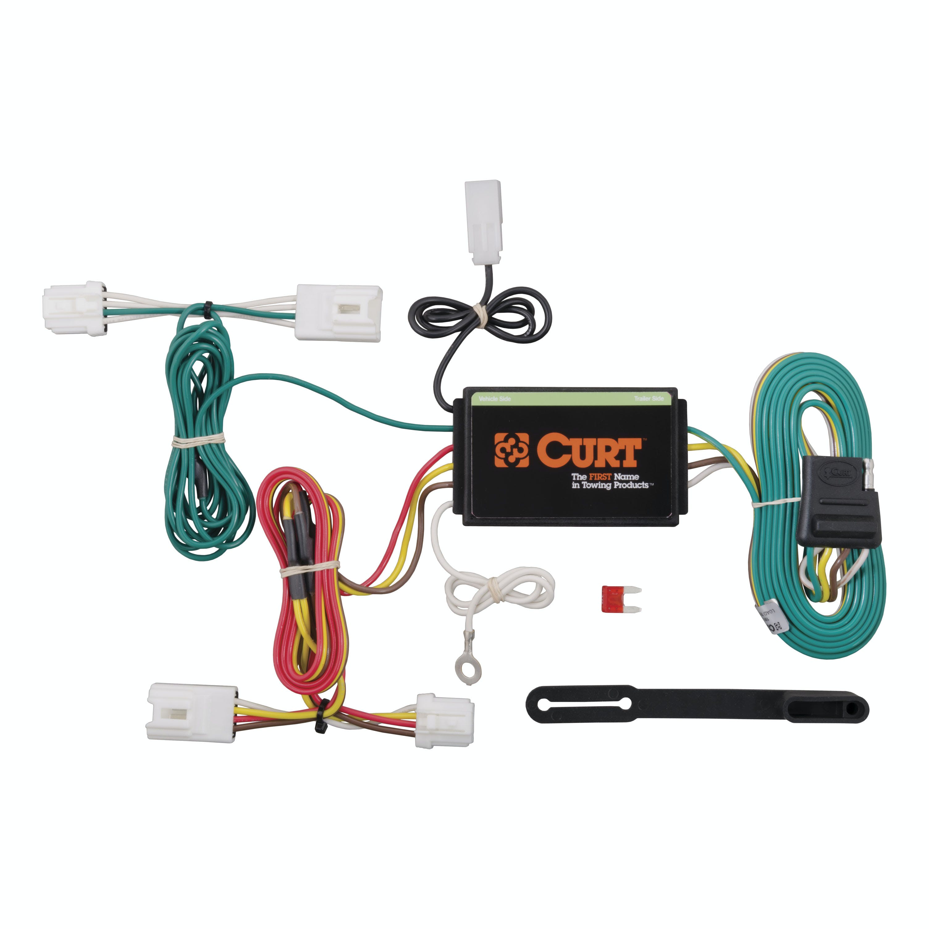 CURT 55571 Custom Wiring Harness, 4-Way Flat Output, Select Nissan Murano