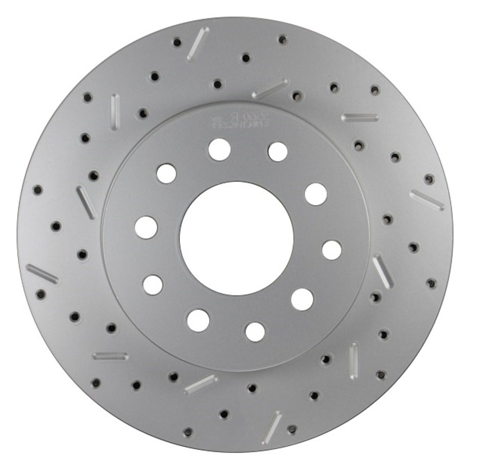 LEED Brakes 5560001LCDS Rotor Left side Cross drilled and slotted