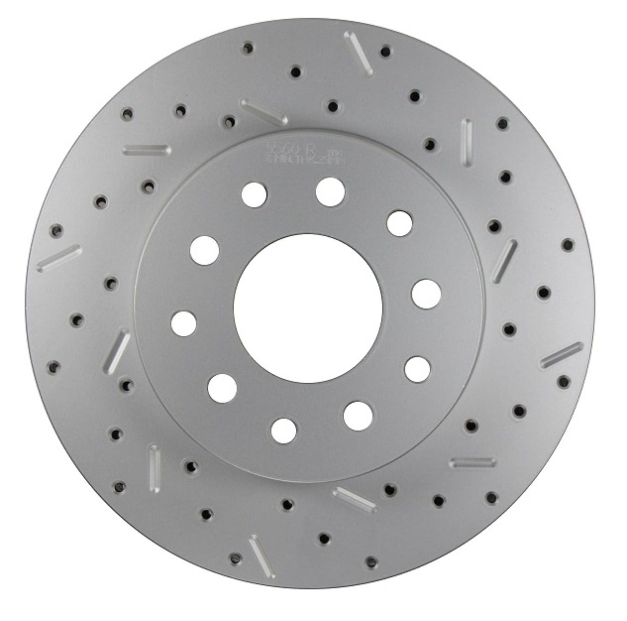 LEED Brakes 5560001RCDS Rotor Right side Cross drilled and slotted