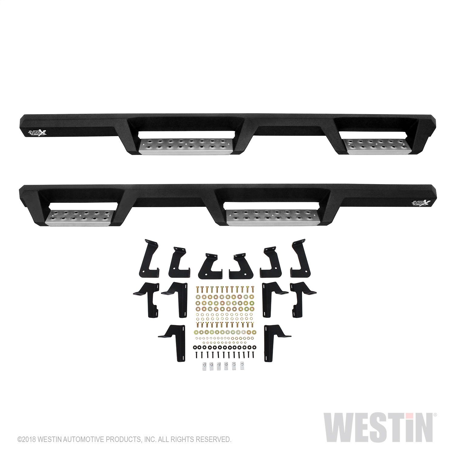 Westin Automotive 56-132952 HDX Stainless Drop Nerf Step Bars Textured Black