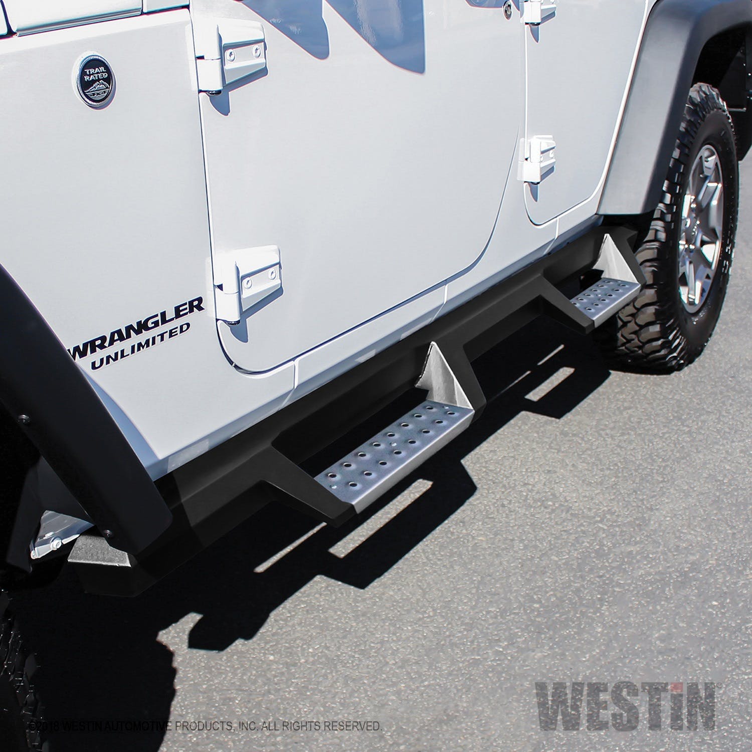 Westin Automotive 56-132952 HDX Stainless Drop Nerf Step Bars Textured Black