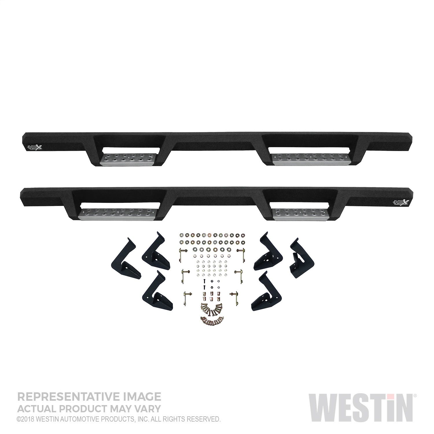 Westin Automotive 56-138352 HDX Stainless Drop Nerf Step Bars Textured Black