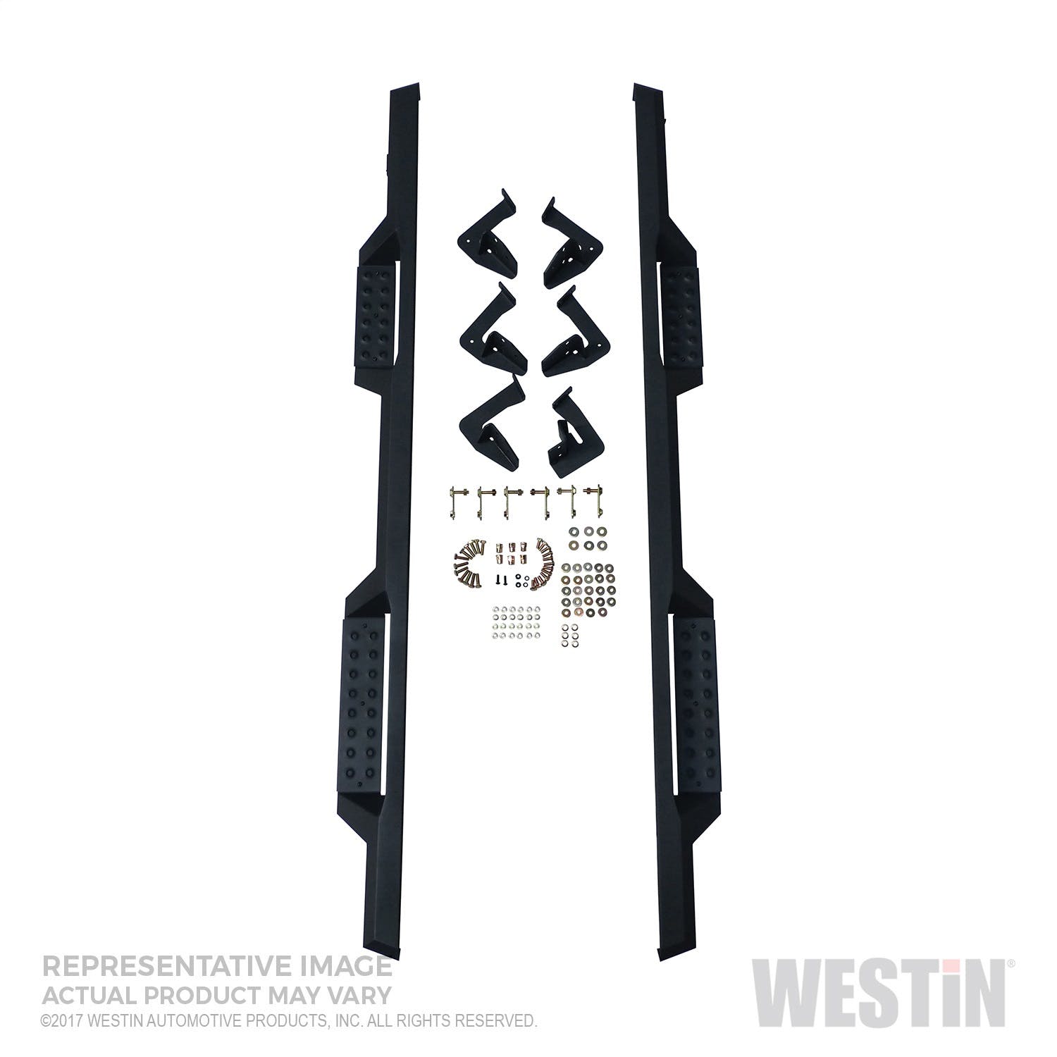 Westin Automotive 56-13945 HDX Drop Nerf Step Bars Textured Black