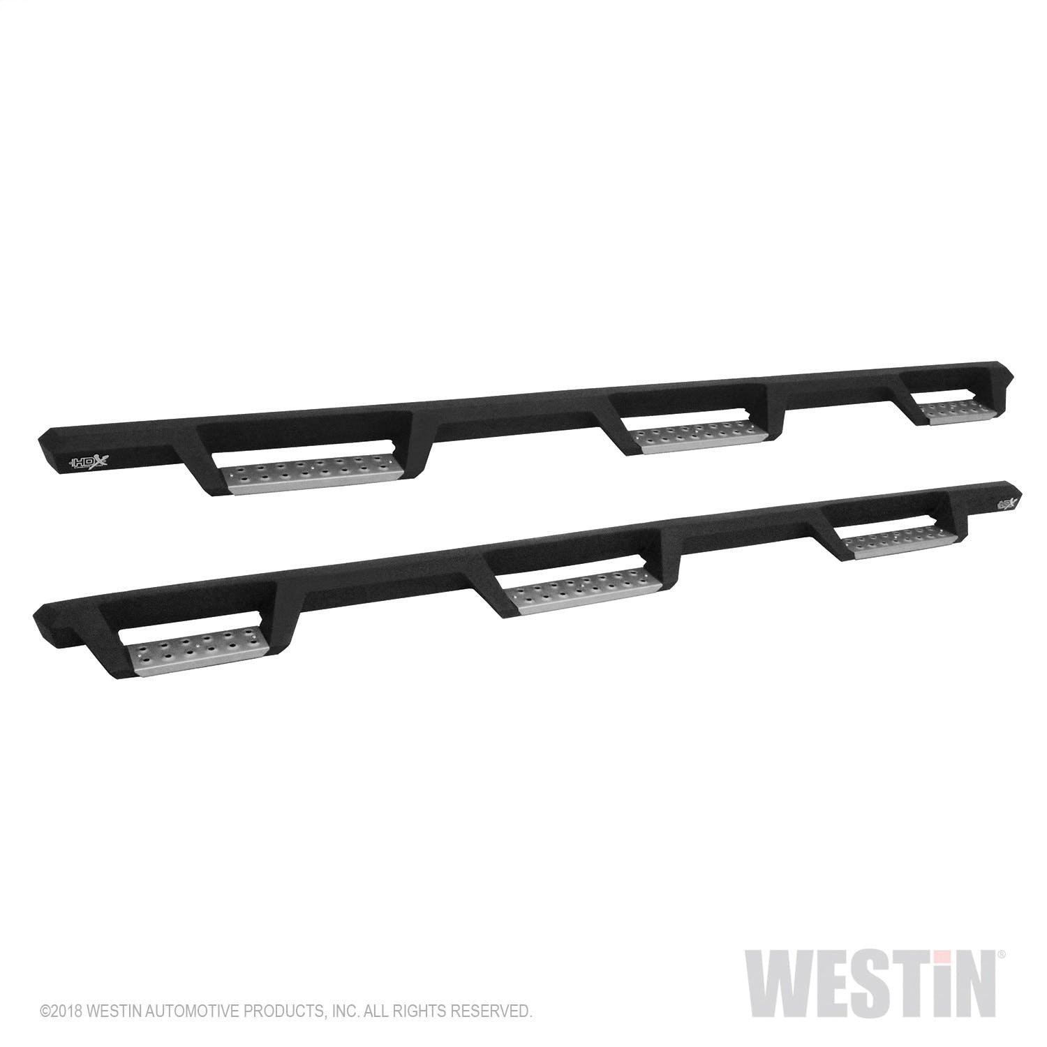 Westin Automotive 56-5340152 HDX Stainless Drop Wheel-to-Wheel Nerf Step Bars Textured Black