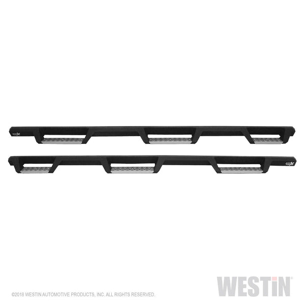 Westin Automotive 56-5340152 HDX Stainless Drop Wheel-to-Wheel Nerf Step Bars Textured Black