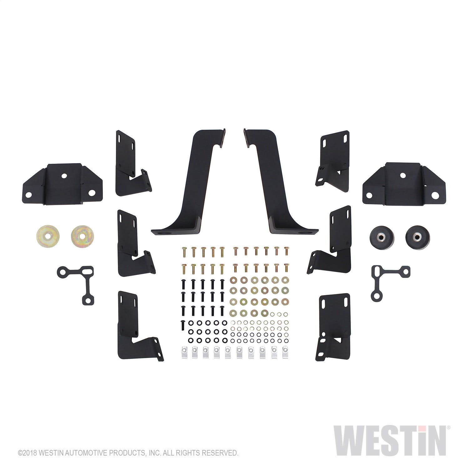 Westin Automotive 56-5340152 HDX Stainless Drop Wheel-to-Wheel Nerf Step Bars Textured Black