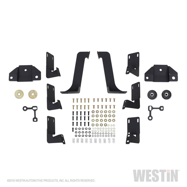 Westin Automotive 56-5340152 HDX Stainless Drop Wheel-to-Wheel Nerf Step Bars Textured Black