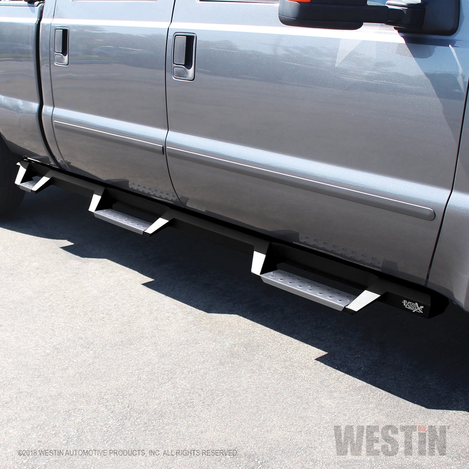 Westin Automotive 56-5340152 HDX Stainless Drop Wheel-to-Wheel Nerf Step Bars Textured Black