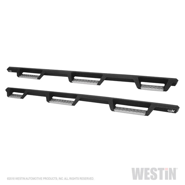 Westin Automotive 56-5341852 HDX Stainless Drop Wheel-to-Wheel Nerf Step Bars Textured Black