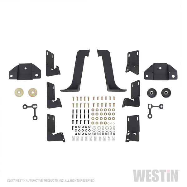 Westin Automotive 56-534185 HDX Drop Wheel-to-Wheel Nerf Step Bars Textured Black