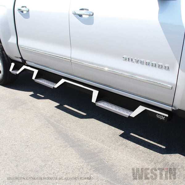 Westin Automotive 56-5345652 HDX Stainless Drop Wheel-to-Wheel Nerf Step Bars Textured Black