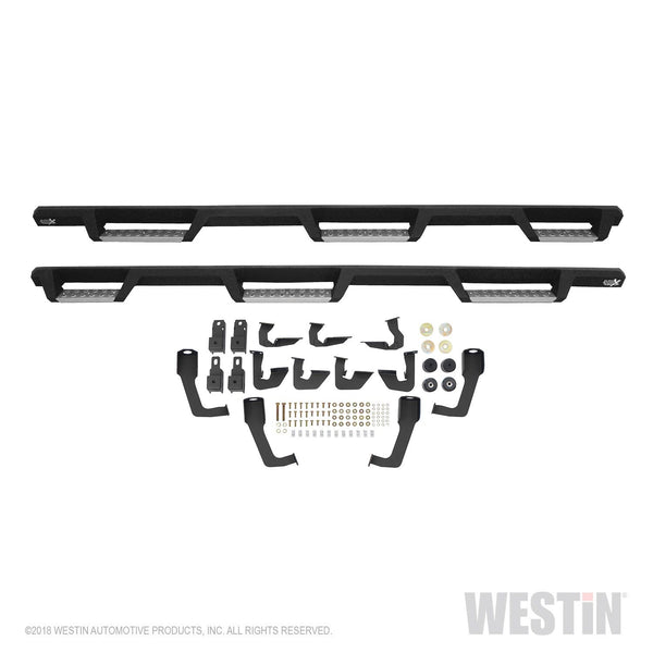 Westin Automotive 56-5345752 HDX Stainless Drop Wheel-to-Wheel Nerf Step Bars Textured Black