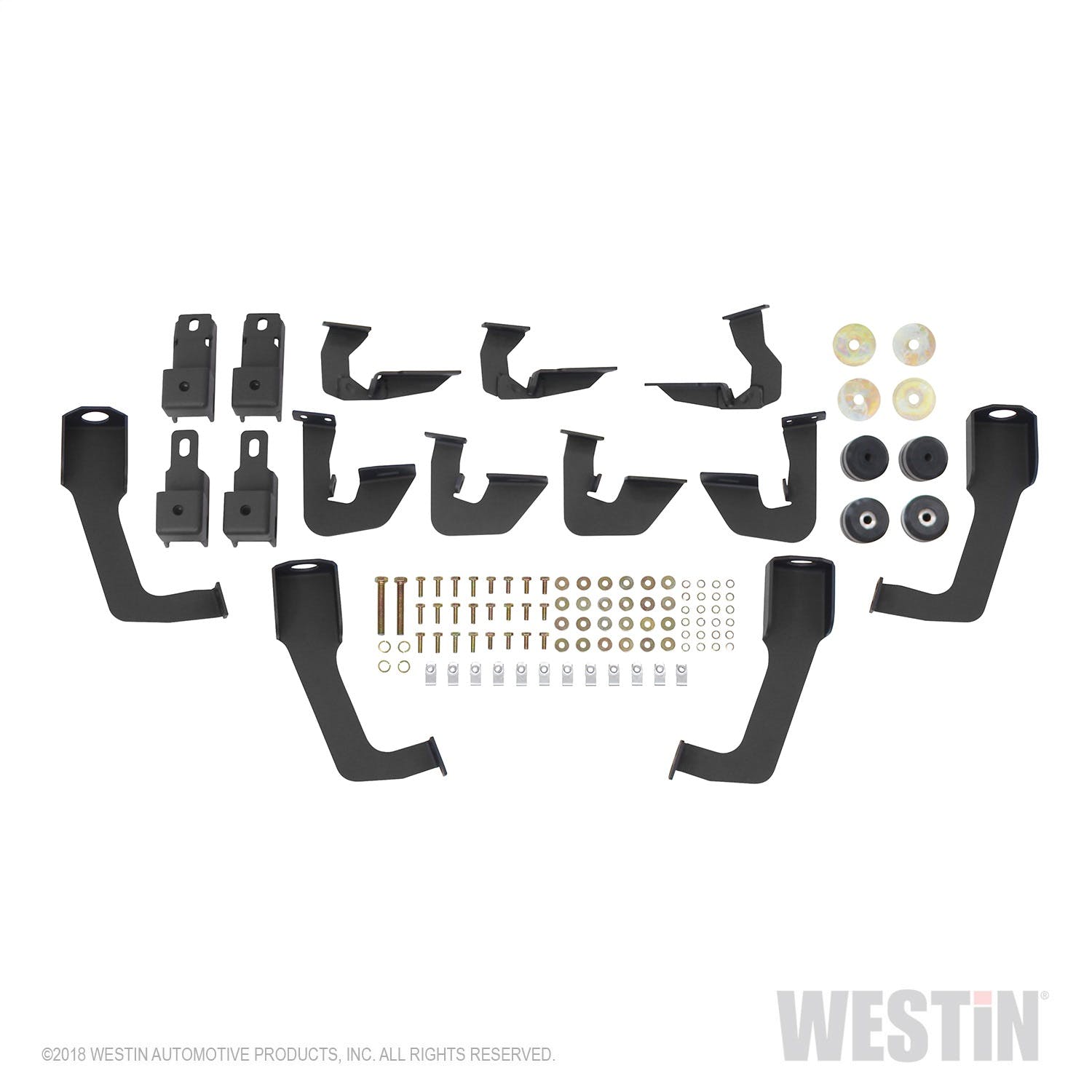 Westin Automotive 56-5345752 HDX Stainless Drop Wheel-to-Wheel Nerf Step Bars Textured Black