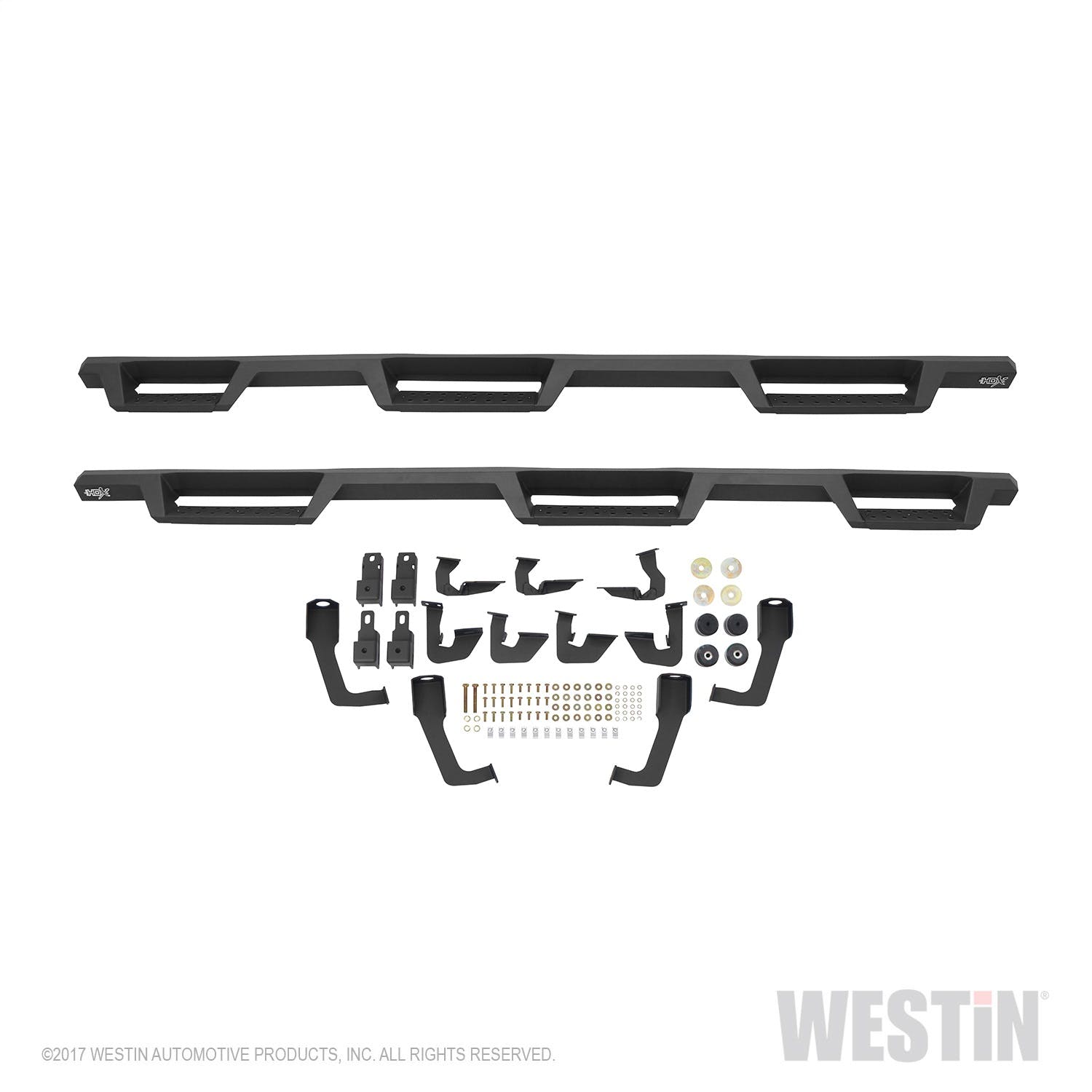 Westin Automotive 56-534575 HDX Drop Wheel-to-Wheel Nerf Step Bars Textured Black