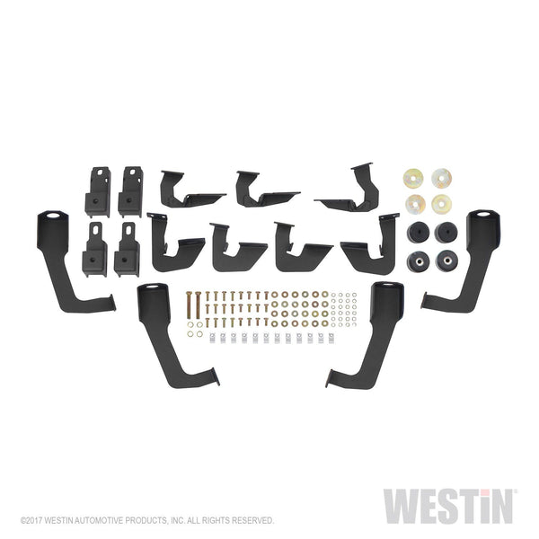 Westin Automotive 56-534575 HDX Drop Wheel-to-Wheel Nerf Step Bars Textured Black