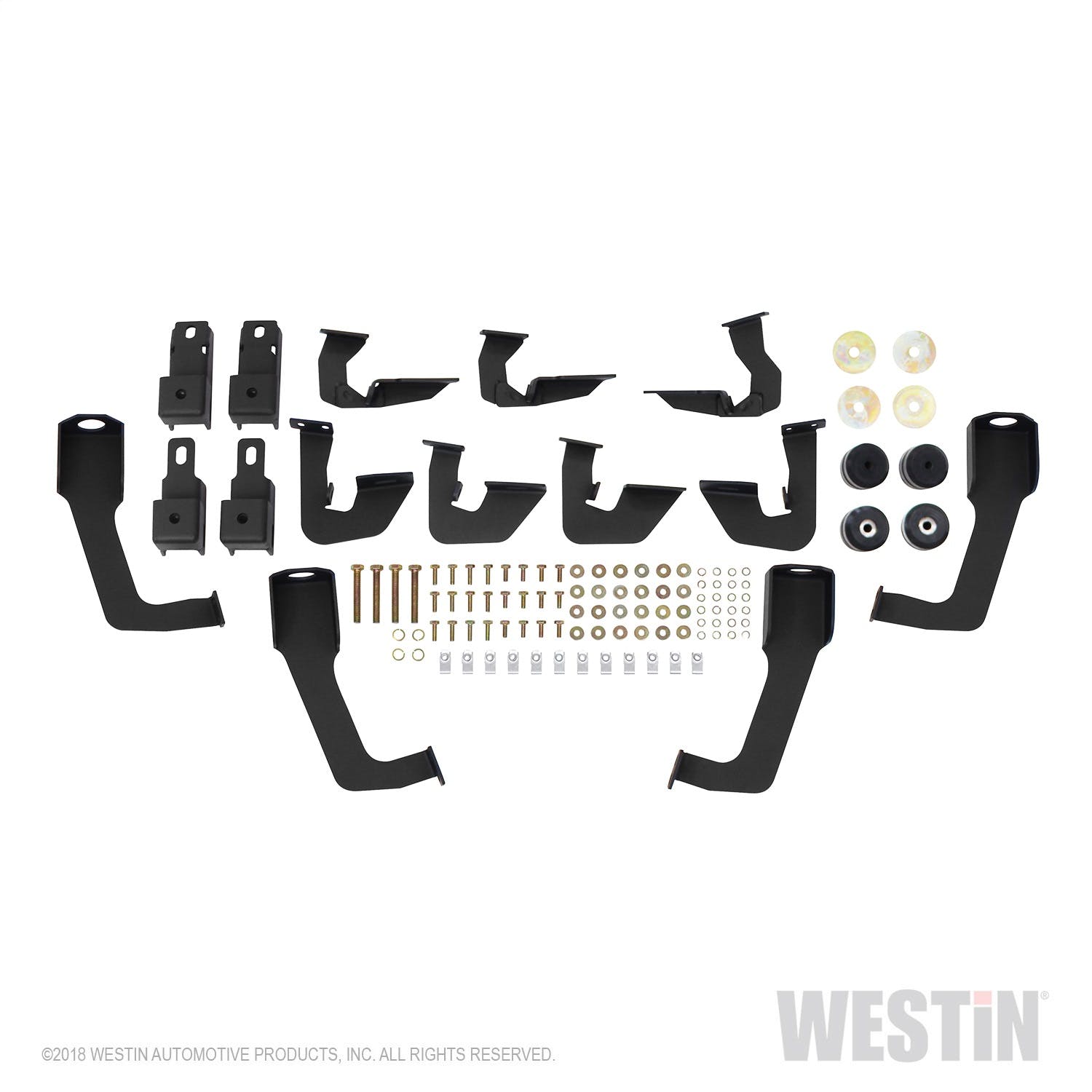 Westin Automotive 56-5345852 HDX Stainless Drop Wheel-to-Wheel Nerf Step Bars Textured Black