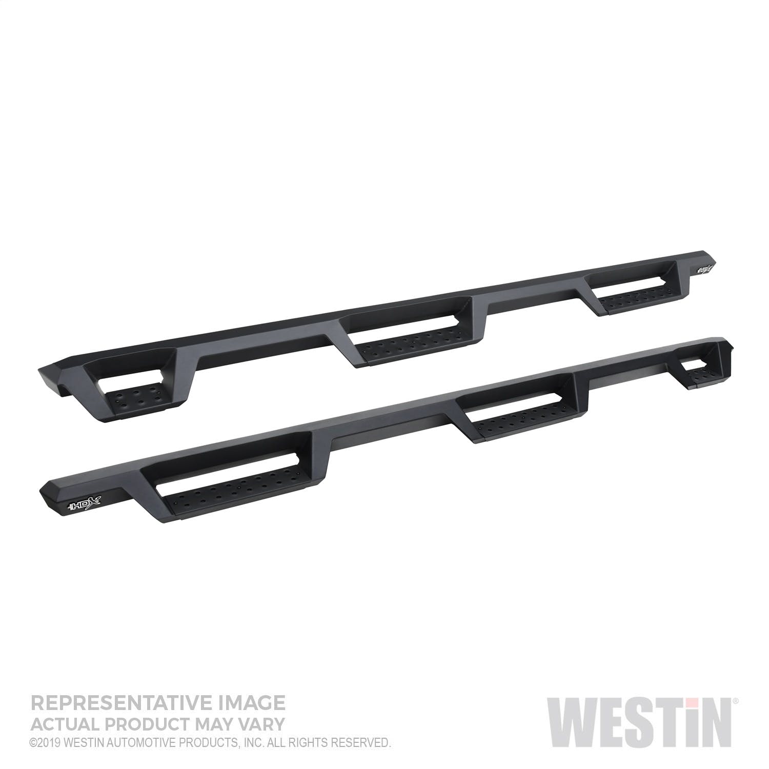 Westin Automotive 56-534715 HDX Drop Wheel-to-Wheel Nerf Step Bars Textured Black
