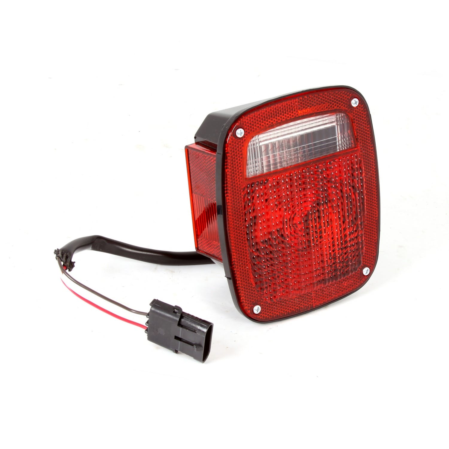 Omix-ADA 12403.47 Left Hand Tail Light with Black Housing