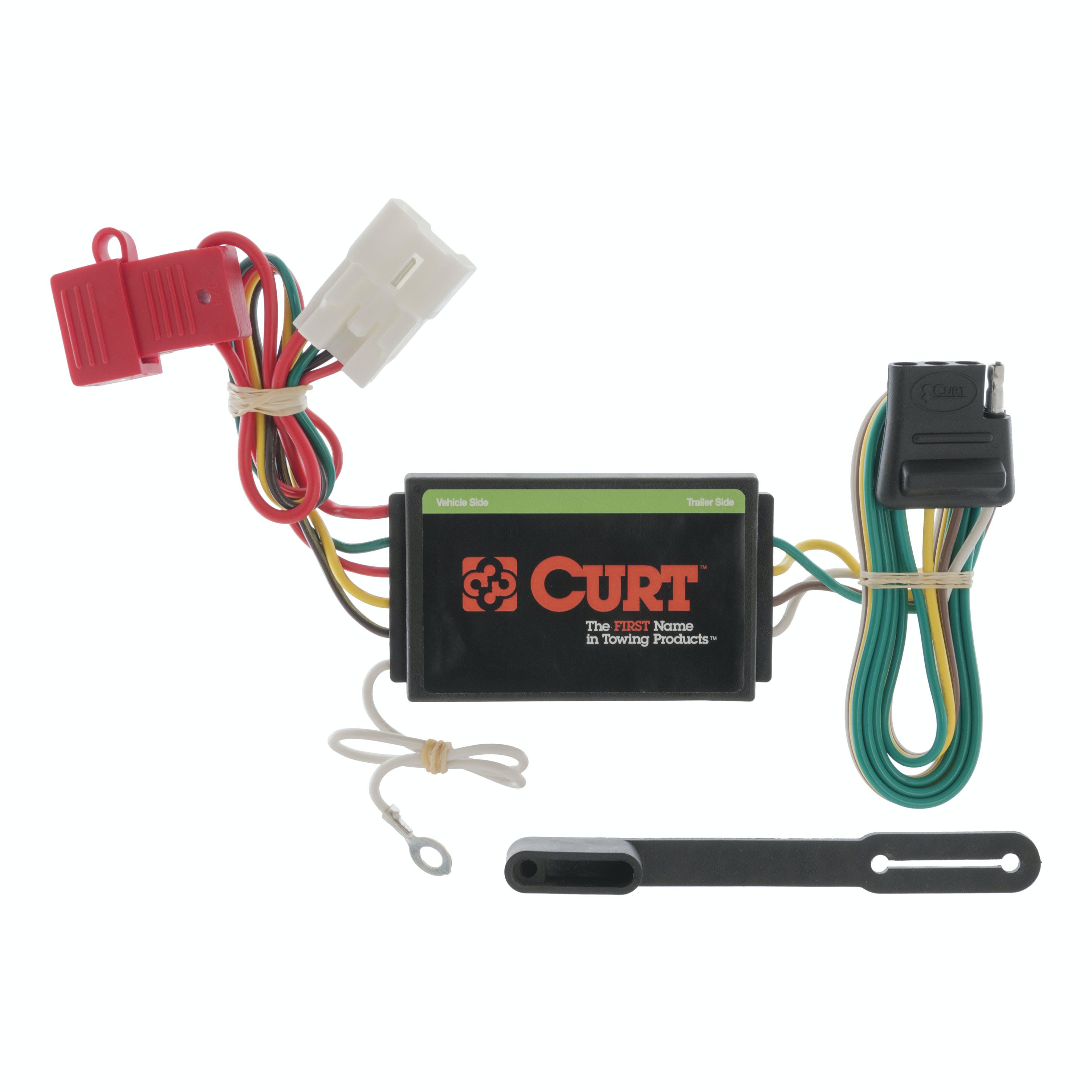CURT 56039 Custom 4-Flat, Select Mitsubishi Endeavor, OEM Tow Package Required