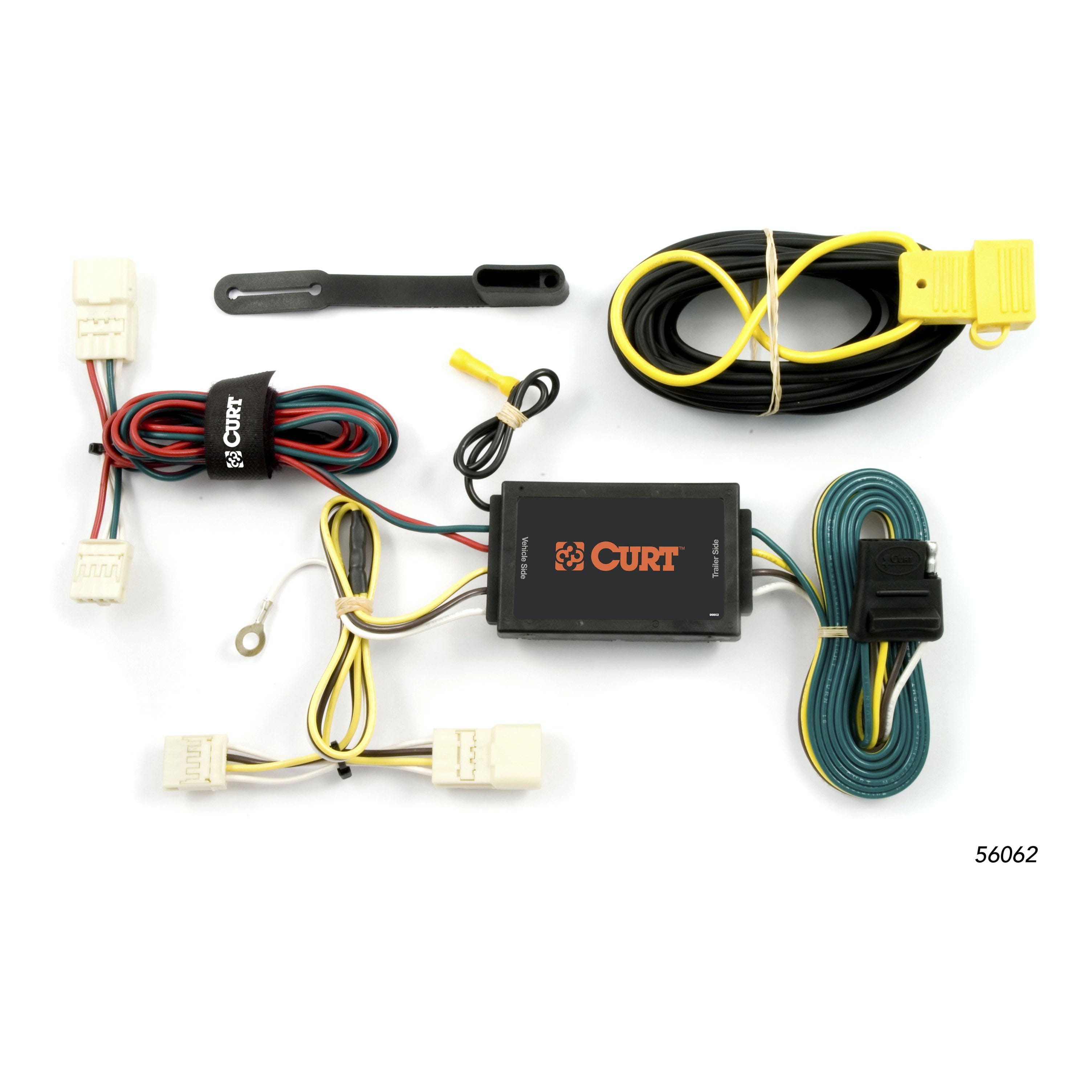 CURT 56062 Custom Wiring Harness, 4-Way Flat Output, Select Scion xB