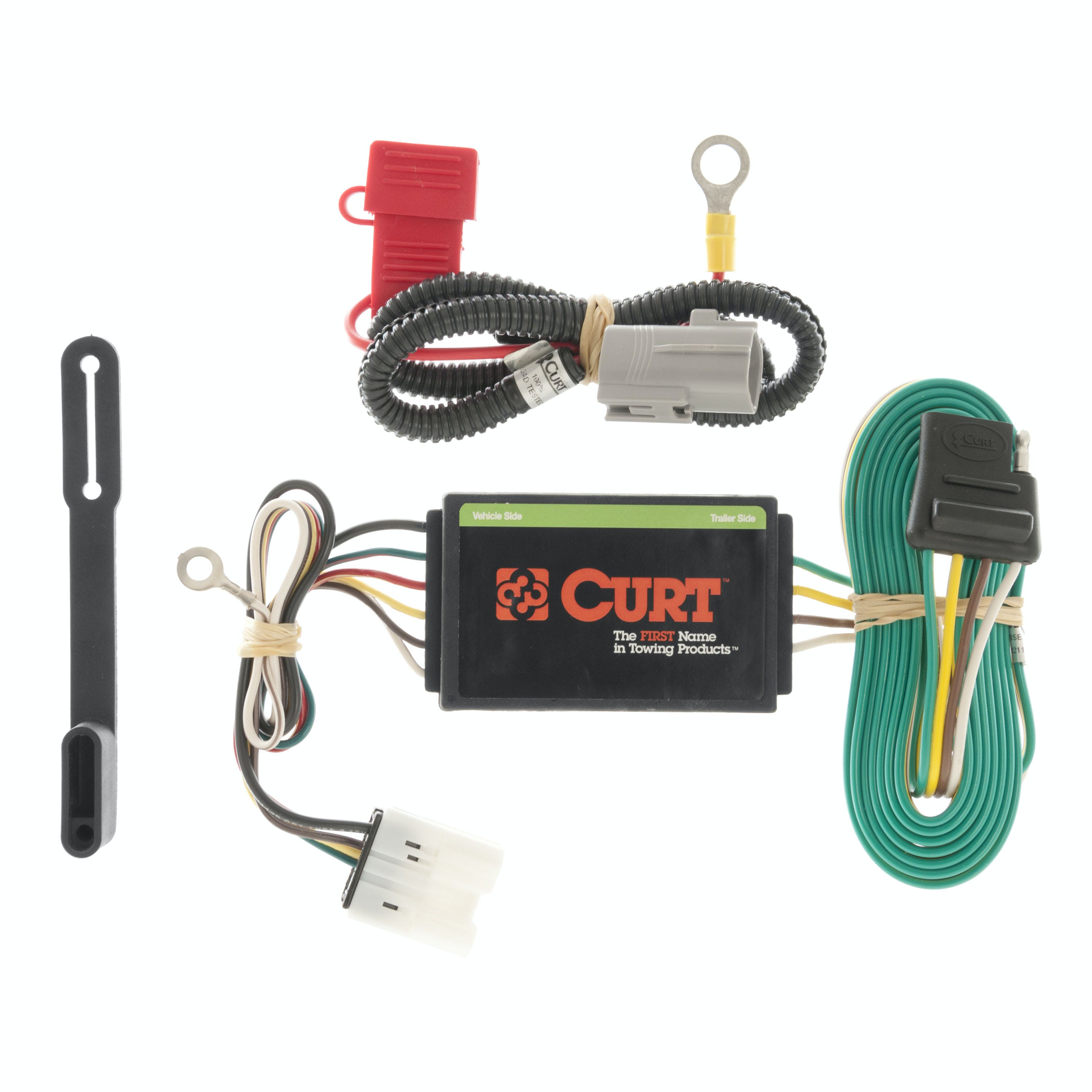 CURT 56102 Custom 4-Flat, Select Mitsubishi Outlander, OEM Tow Package Required