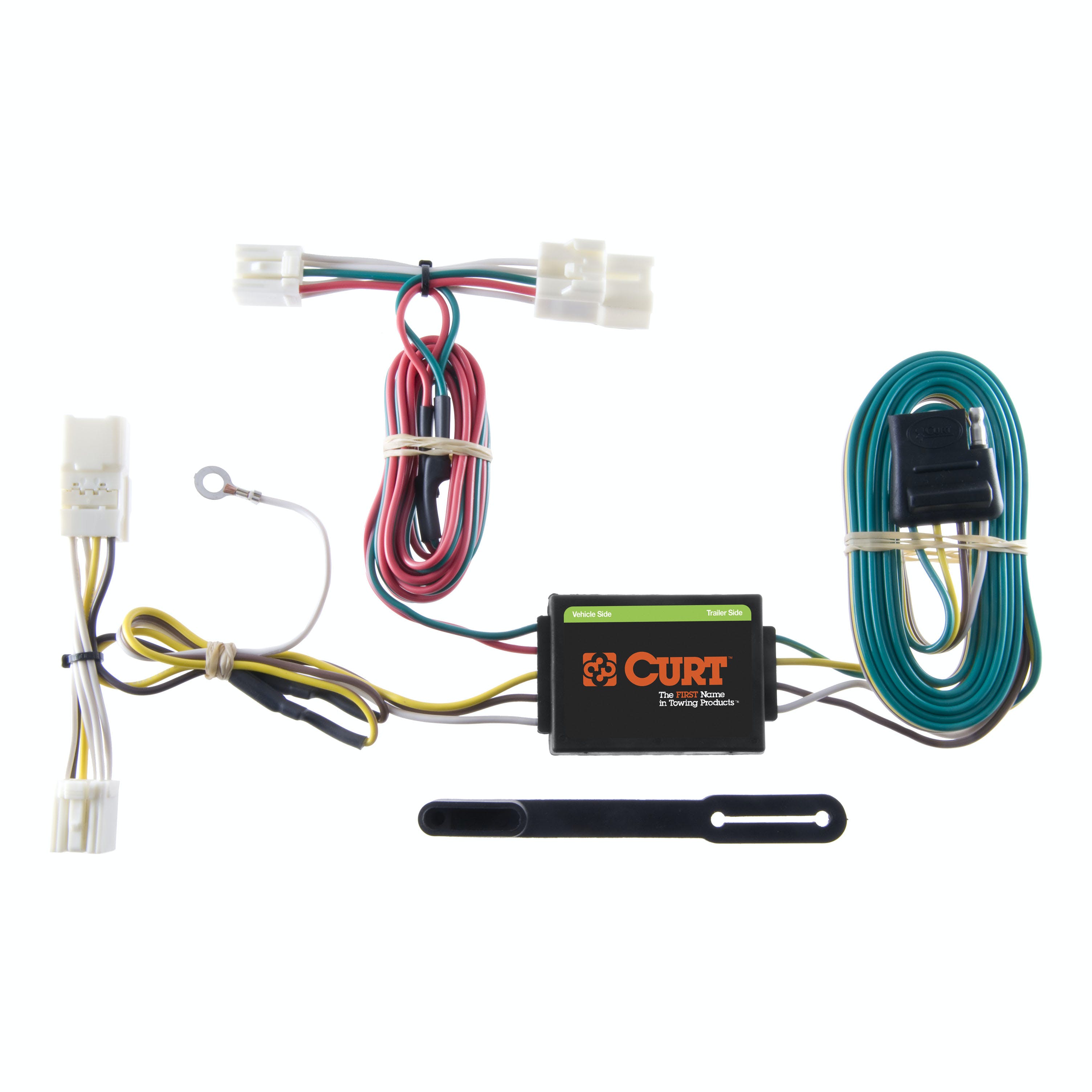 CURT 56136 Custom Wiring Harness, 4-Way Flat Output, Select Scion xD