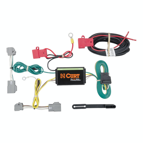 CURT 56207 Custom Wiring Harness, 4-Way Flat Output, Select Cadillac CTS Sedan